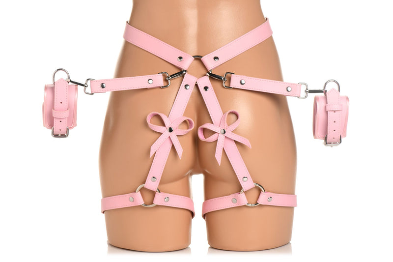 Strict Bondage Harness W/ Bows M/l - GreatEagleInc