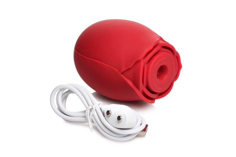 Bloomgasm Mystic Rose Sucking & Vibrating Silicone Rose - GreatEagleInc