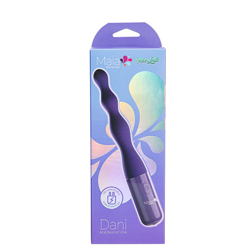 Dani 10 Function Silicone Bead Anal Vibe - GreatEagleInc