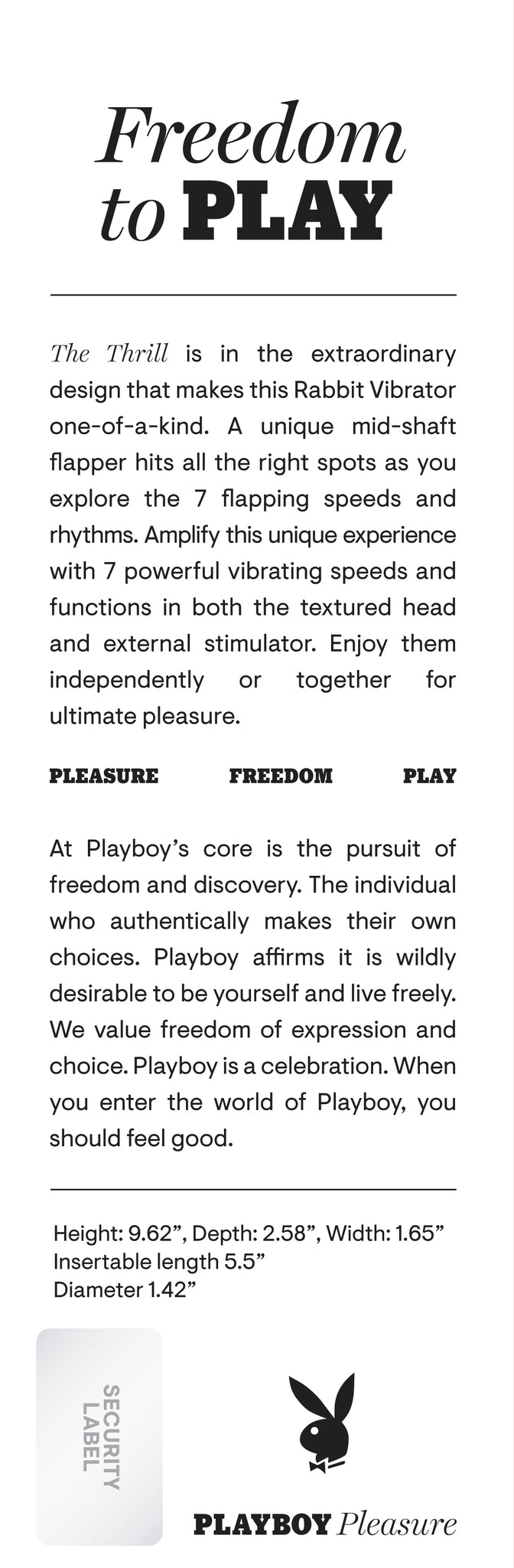 Playboy The Thrill - GreatEagleInc