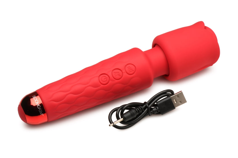 Bloomgasm Pleasure Rose Wand 10x W/ Rose Attachment - Adult Products
