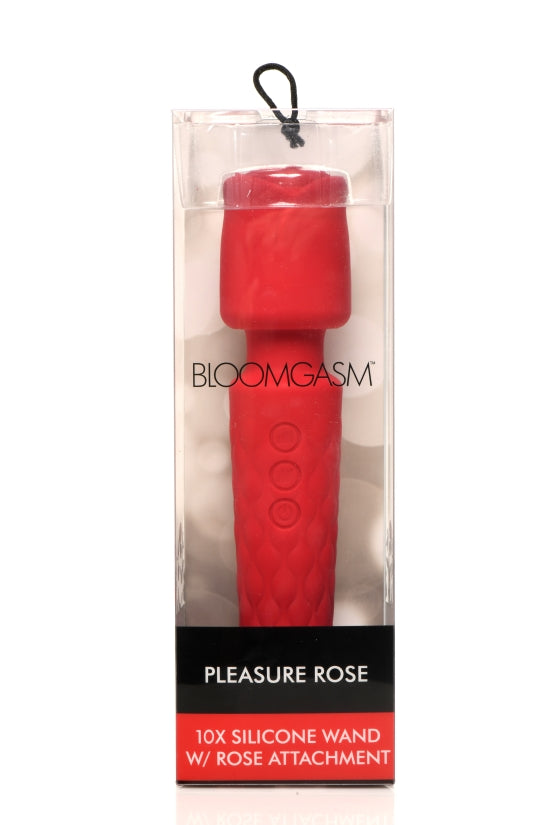 Bloomgasm Pleasure Rose Wand 10x W/ Rose Attachment - Adult Products