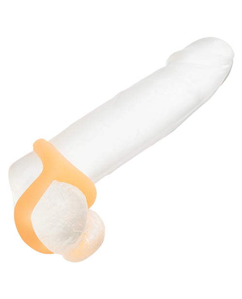 Alpha Liquid Silicone Glow in the Dark Teardrop Cock Ring - GreatEagleInc