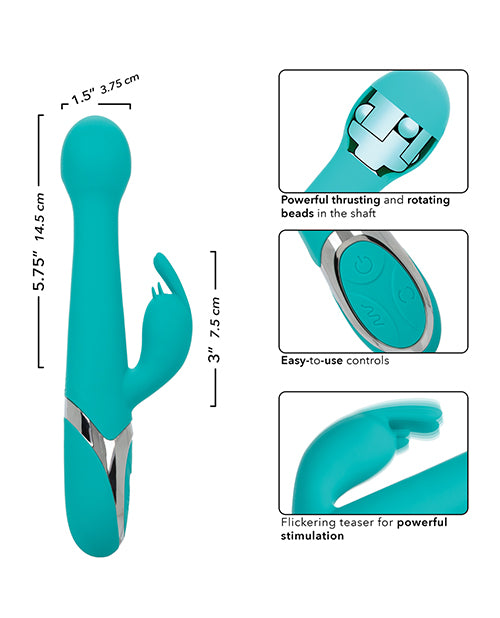 Enchanted Oscillate Vibrator - Turquoise Blue - GreatEagleInc
