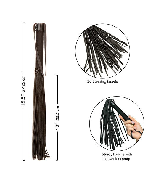 Nocturnal Collection Flogger - Black - GreatEagleInc