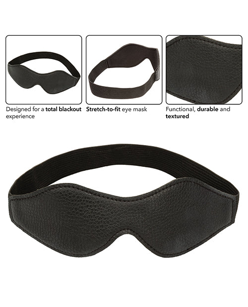 Nocturnal Collection Stretch to Fit Eye Mask - Black - GreatEagleInc