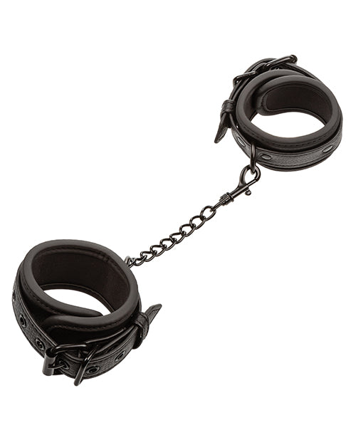 Nocturnal Collection Detachable Adjustable Wrist Cuffs - Black - GreatEagleInc