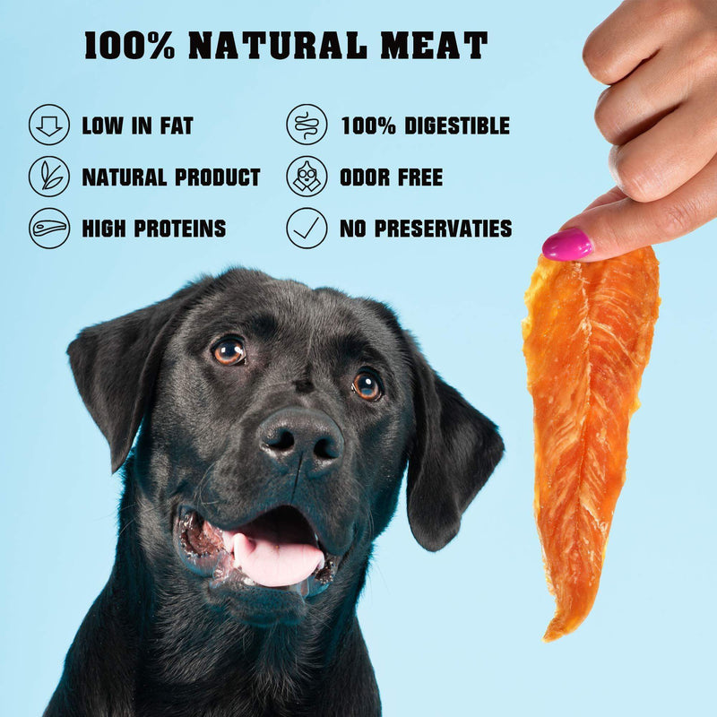 Chicken Jerky Dog Treats 1.5 Lb   Human Grade Pet Snacks & Grain Free Organic Meat   All Natural High Protein Dried Strips…
