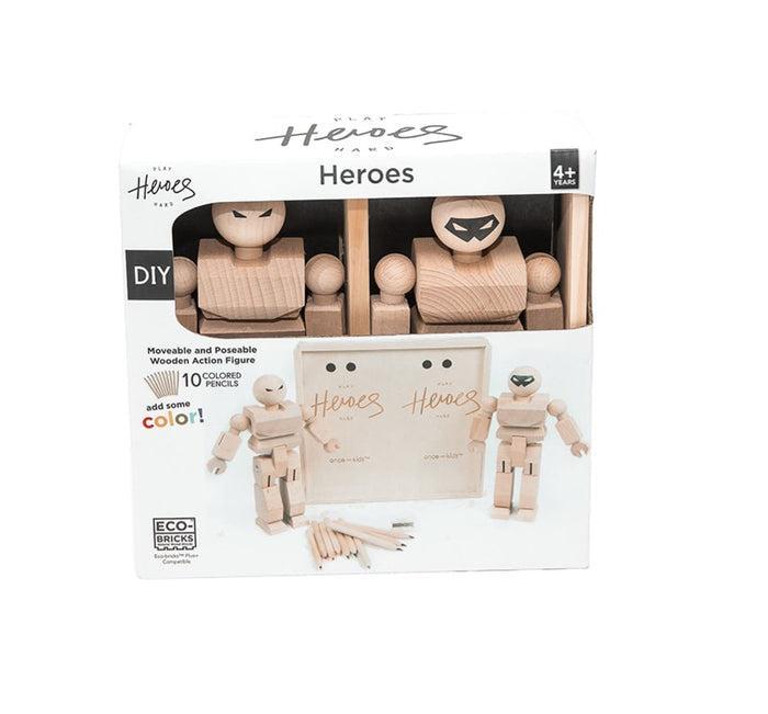Playhard Heroes Action Figure DIY 2pcs