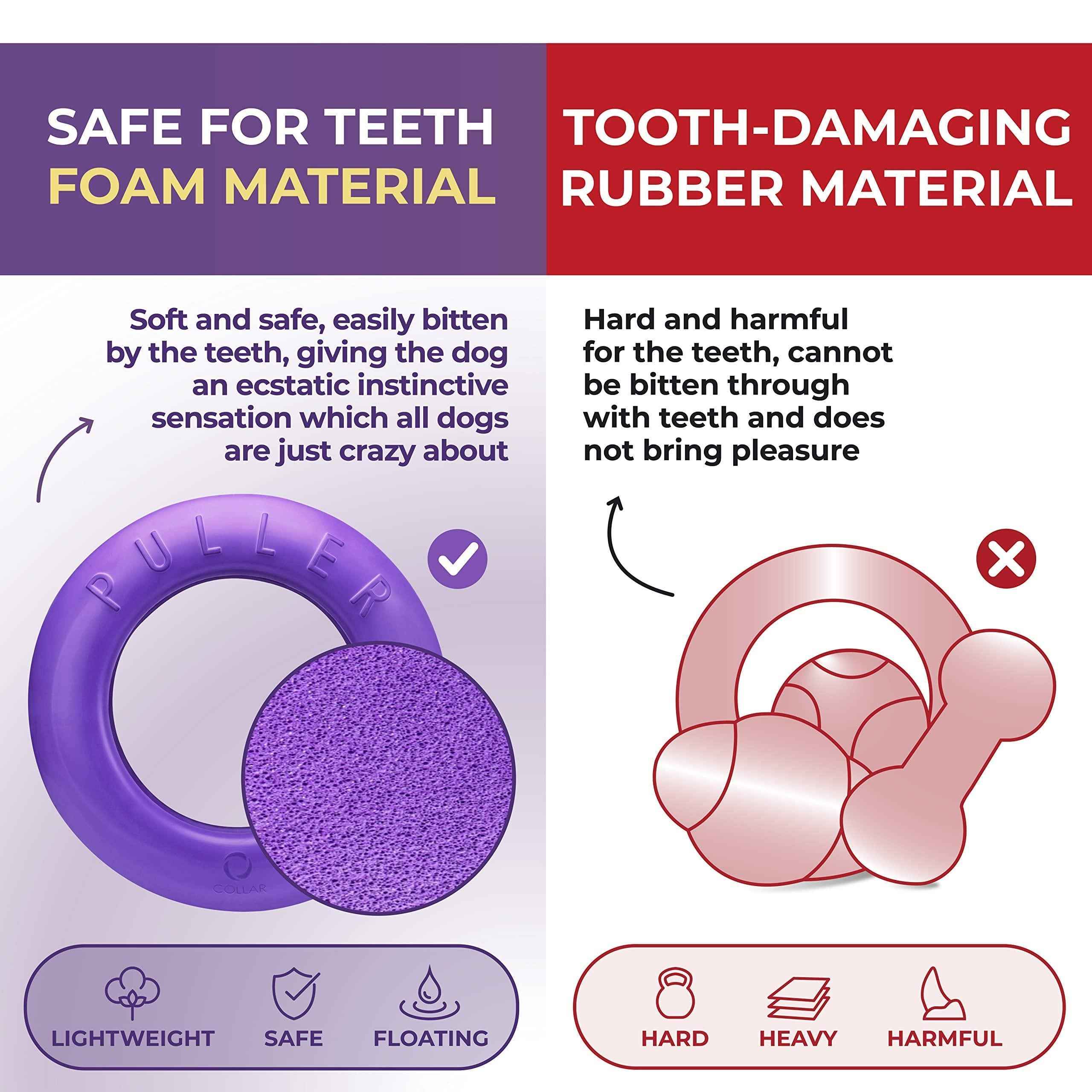 Puller Outdoor Dog Ring Toys   Dog Fetch Toy & Tug of War Dog Toy for Small Medium Large Dogs   Dog Ball & Soft Dog Frisbee Alt   Outside Dog Yard Toys   Big Dog Pull Toy   Best Dog Exercise Equipment