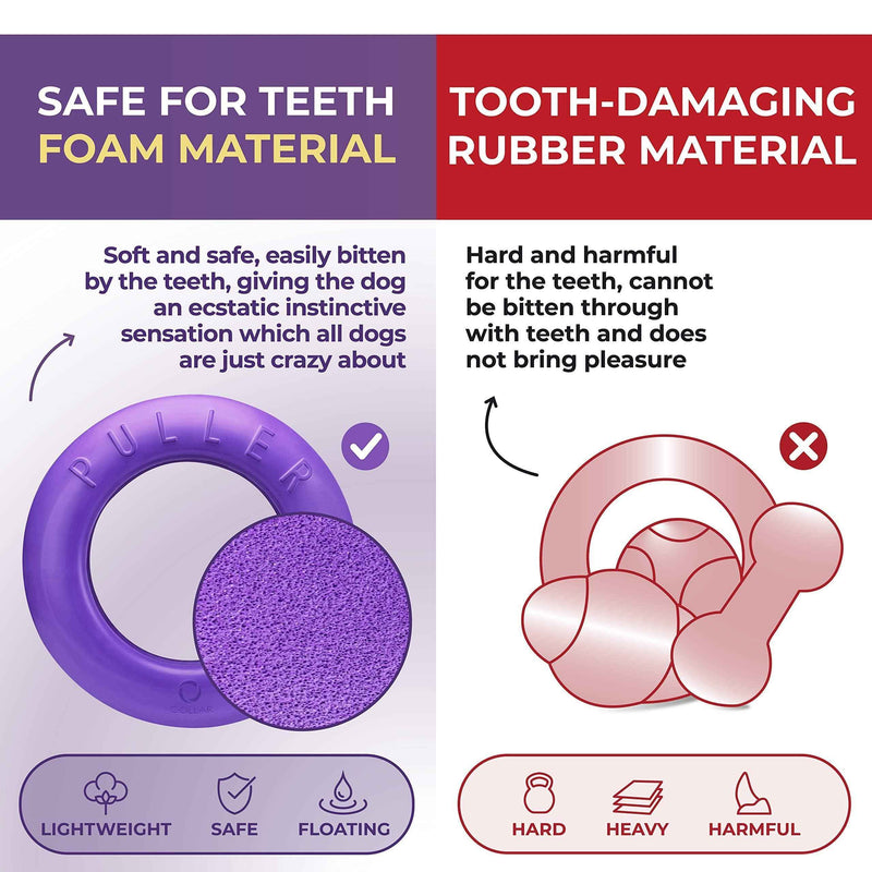 Puller Outdoor Dog Ring Toys   Dog Fetch Toy & Tug of War Dog Toy for Small Medium Large Dogs   Dog Ball & Soft Dog Frisbee Alt   Outside Dog Yard Toys   Big Dog Pull Toy   Best Dog Exercise Equipment