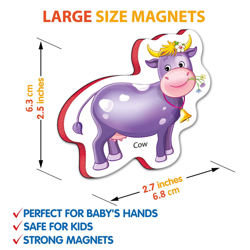 27 Foam Fridge Magnets for Toddlers 1 3 Large Toddler Magnets – Fridge Magnets for Kids Refrigerator Magnets for Kids – Baby Magnets Animal Magnets for Kids on Fridge