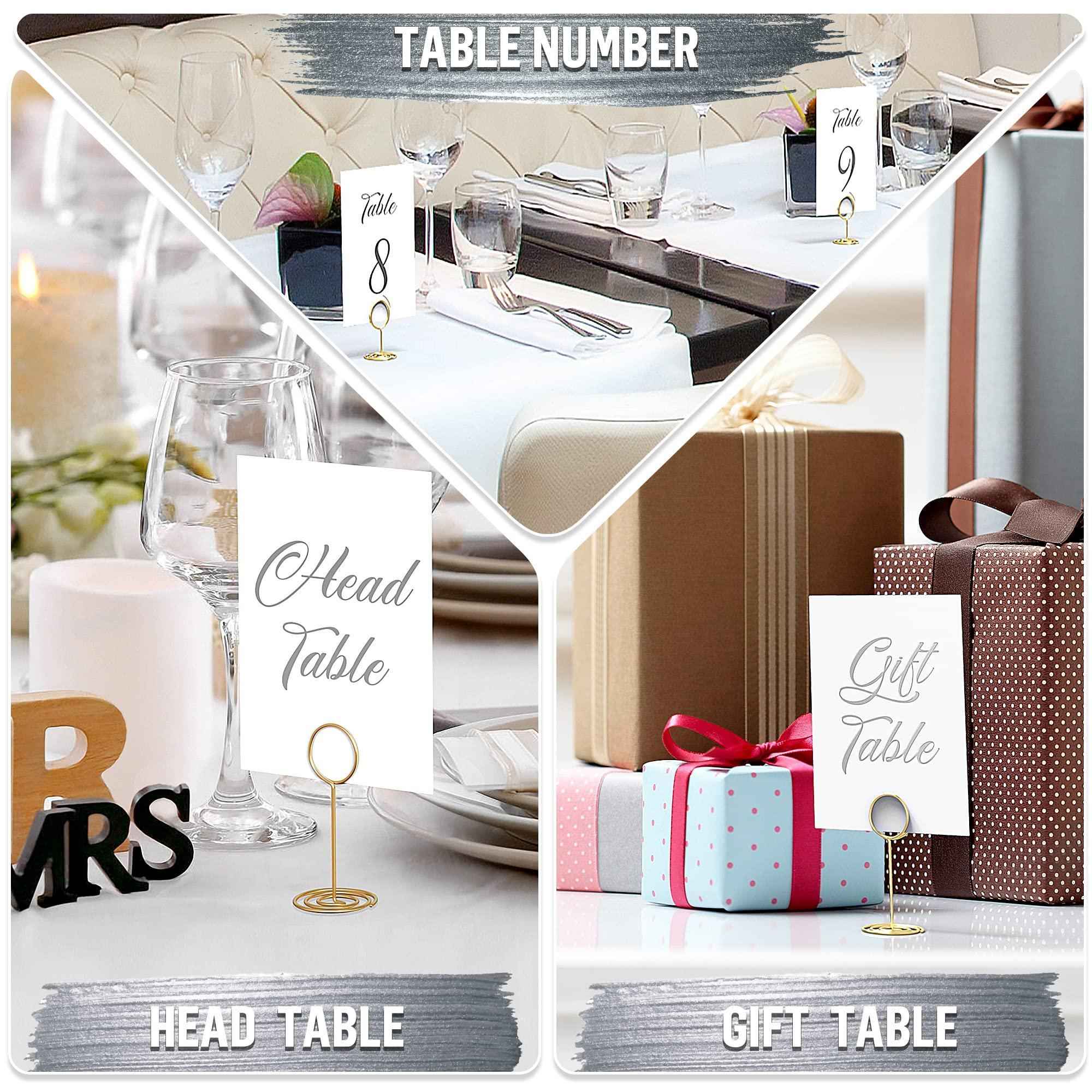 Silver Table Numbers 1 30 for Wedding Reception   Silver Foil Table Number Cards 4x6 in with Head & Gift Table   Restaurant Table Numbers   Wedding Numbers for Tables Card Stock Wedding Table Numbers