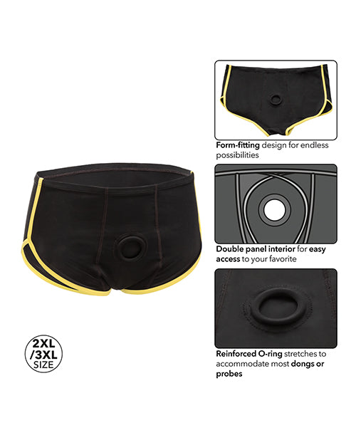 Boundless Boxer Brief - Black/Yellow - GreatEagleInc