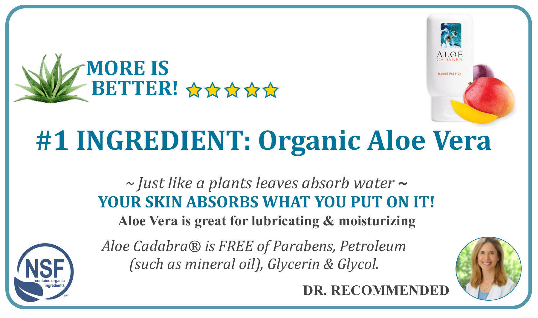 Aloe Cadabra Organic Lube 2.5 Oz - GreatEagleInc
