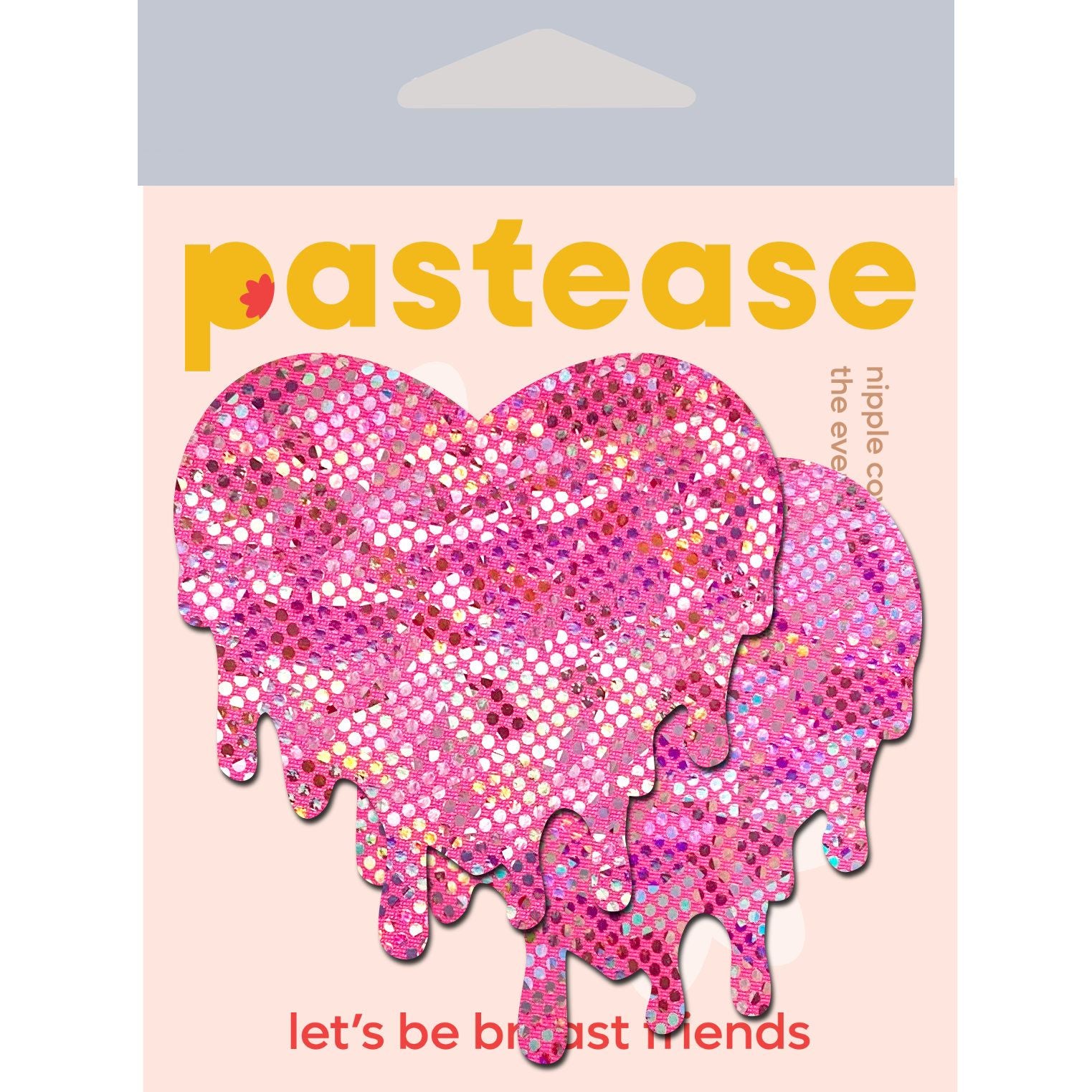 Pastease Pink Melty Heart Shattered Glass Disco Ball - Adult Products