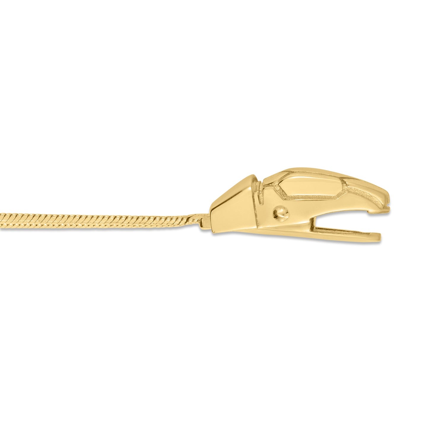 14k Yellow Gold Serpent Necklace - 18'' - Apparel & Accessories