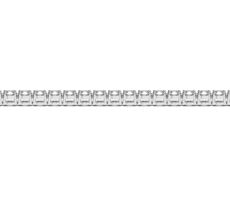 Lab Grown Round Diamond Tennis Bracelet in 14k White Gold (10 cctw F/G  VS2/SI1) - 7'' - Apparel & Accessories