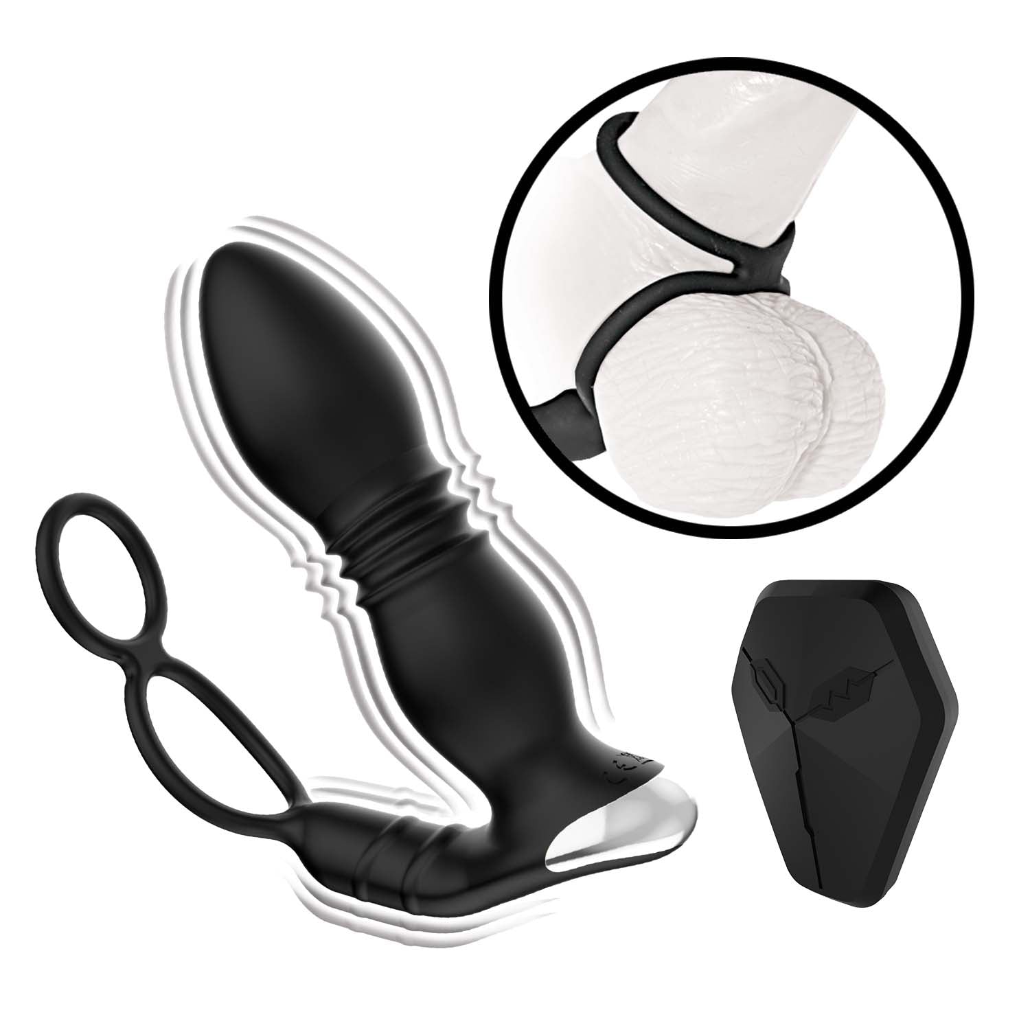 Ass-sation Power Plug Bblack - Adult Products