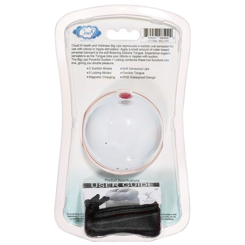 Cloud 9 Big Lips Suction Vibrator