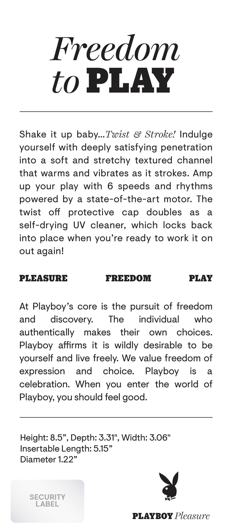 Playboy Twist & Stroke