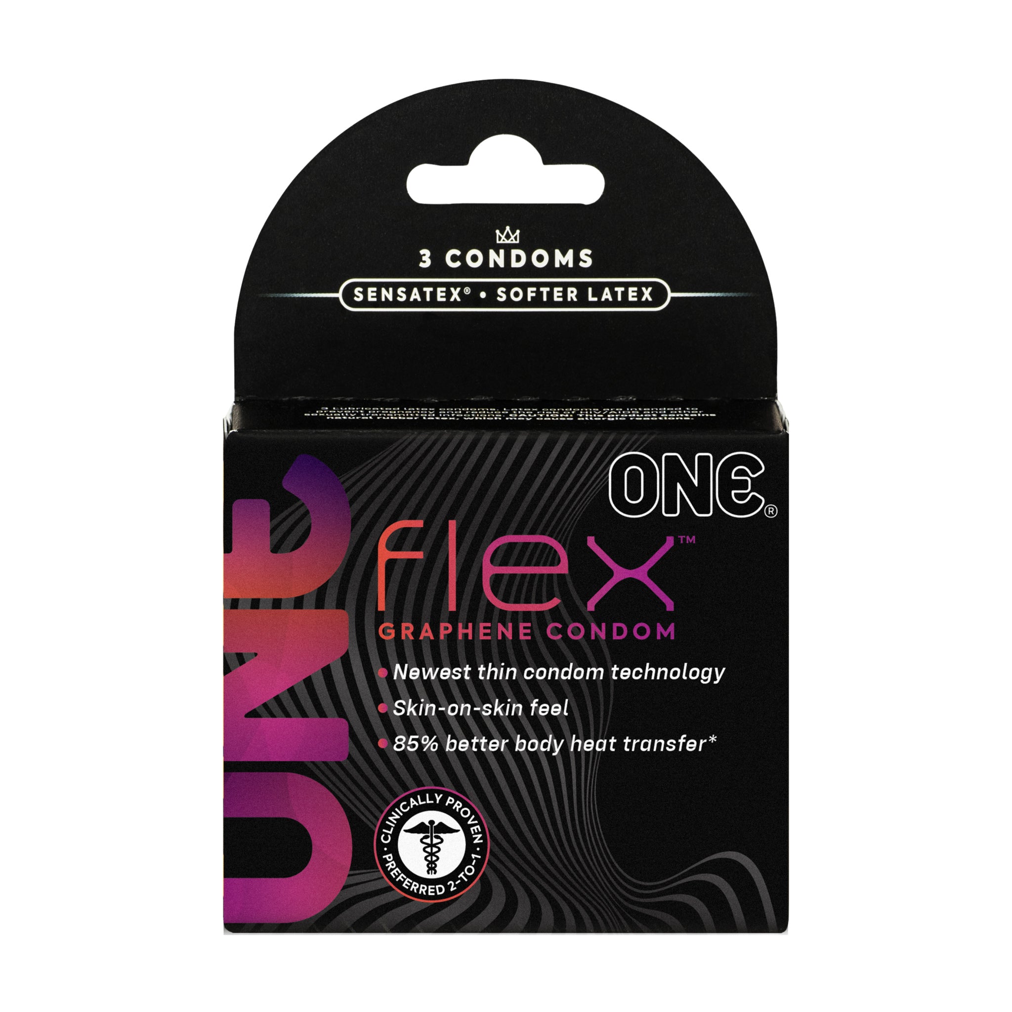 One Flex 3 Ct Condoms - GreatEagleInc