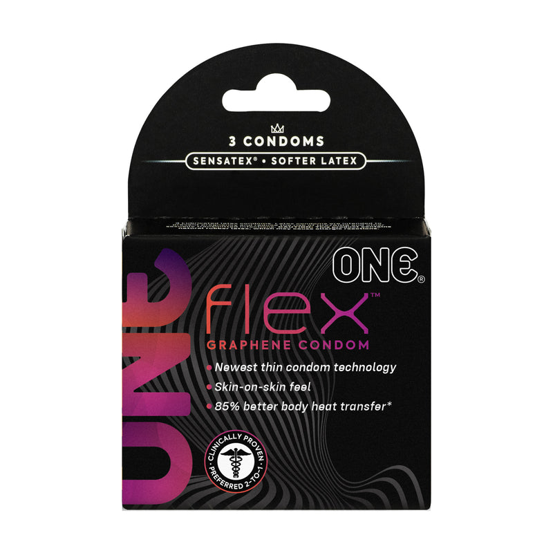 One Flex 3 Ct Condoms - GreatEagleInc