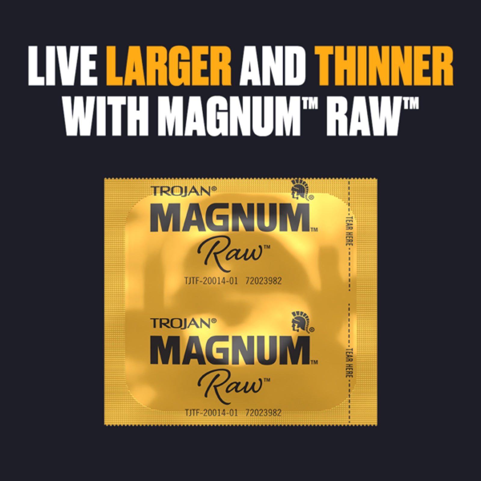Trojan Magnum Raw 3 Ct Condoms - GreatEagleInc