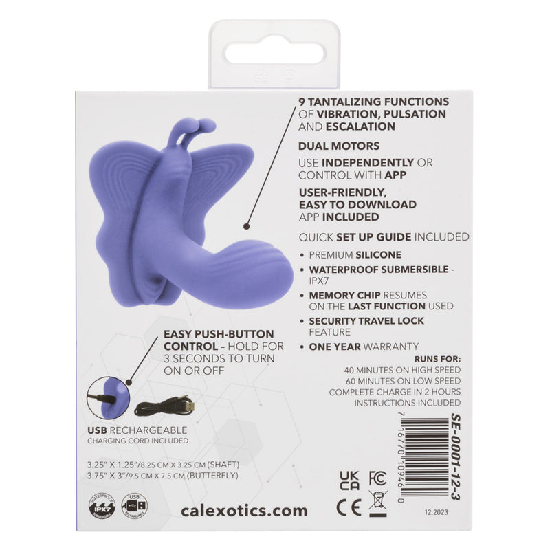 Calexotics Connect Venus Butterfly - Periwinkle - GreatEagleInc
