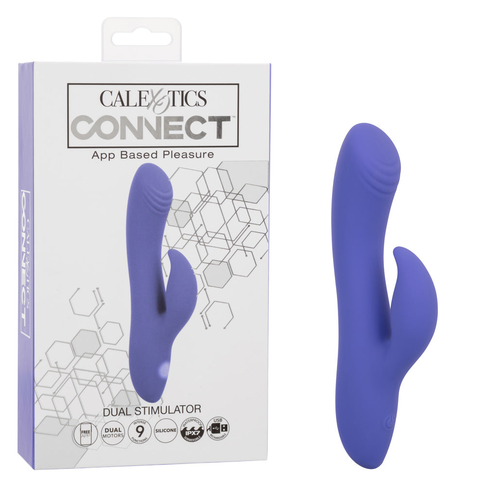 Calexotics Connect Dual Stimulator - Periwinkle - GreatEagleInc