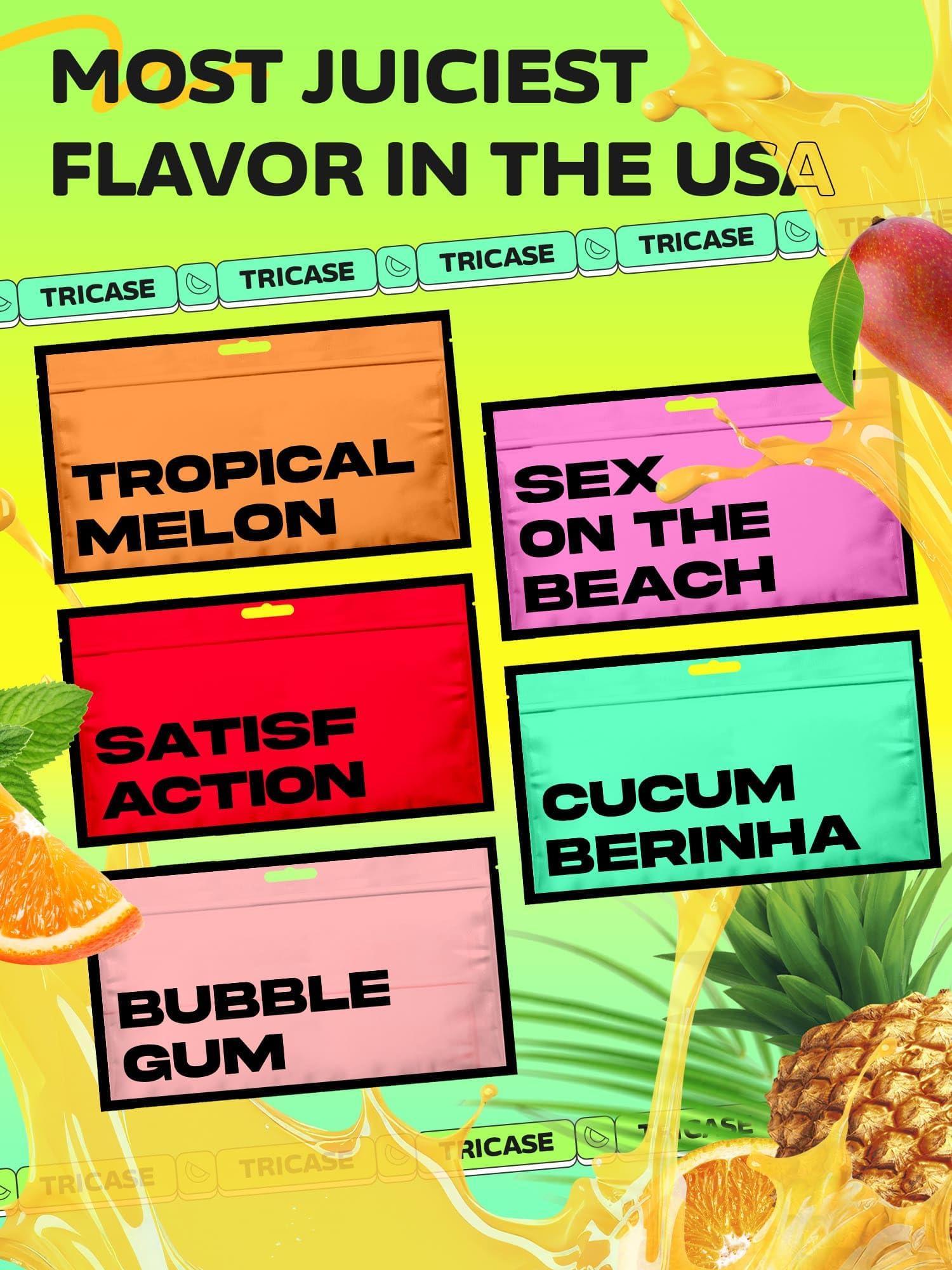 Hookah Flavors Cucumberito Hookah Flavor   Herbal   1 pouch Hookah Tobacco Free Molasses & Nicotine Free (1 Count) - GreatEagleInc