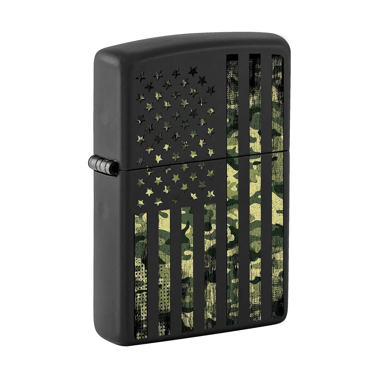 *218camoflag* Zippo 80983 Windproof Lighter Camouflage United States Flag Black Matte Zippo