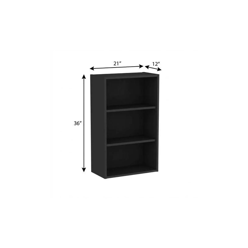 21" Black Wood Accent Cabinet Homeroots Kitchen & Dining