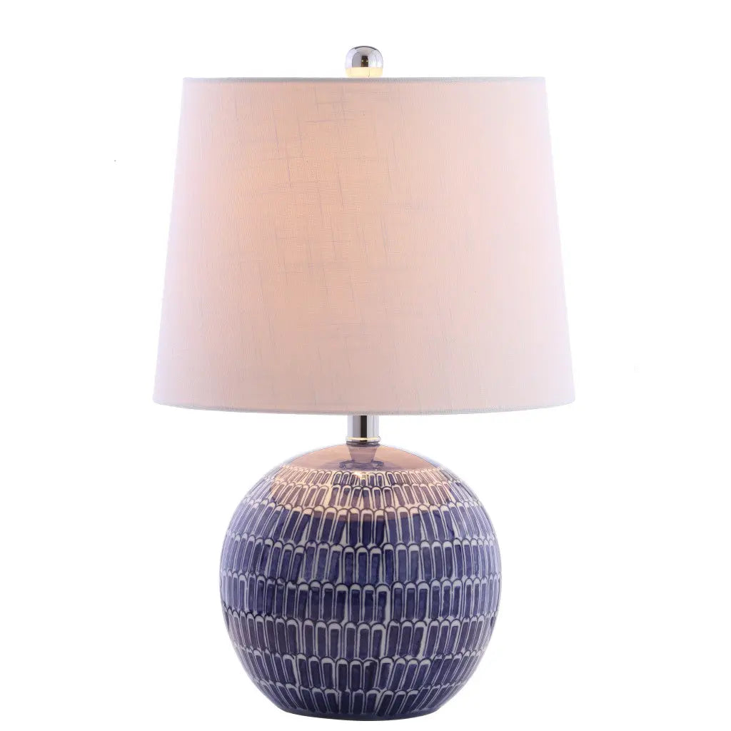 21" Clear Novelty Table Lamp LED With Drum Shade Homeroots Lighting