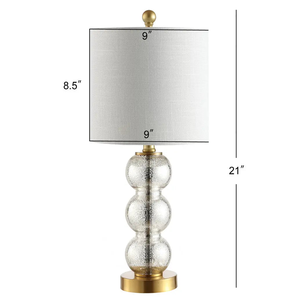 21" Gold Globe Table Lamp With Drum Shade Homeroots Lighting