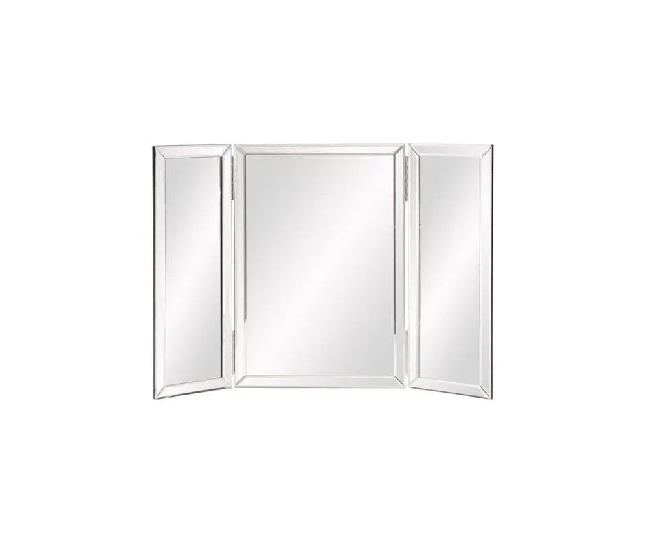 21" Gray Freestanding Framed Makeup Shaving Tabletop Mirror Homeroots Bed & Bath