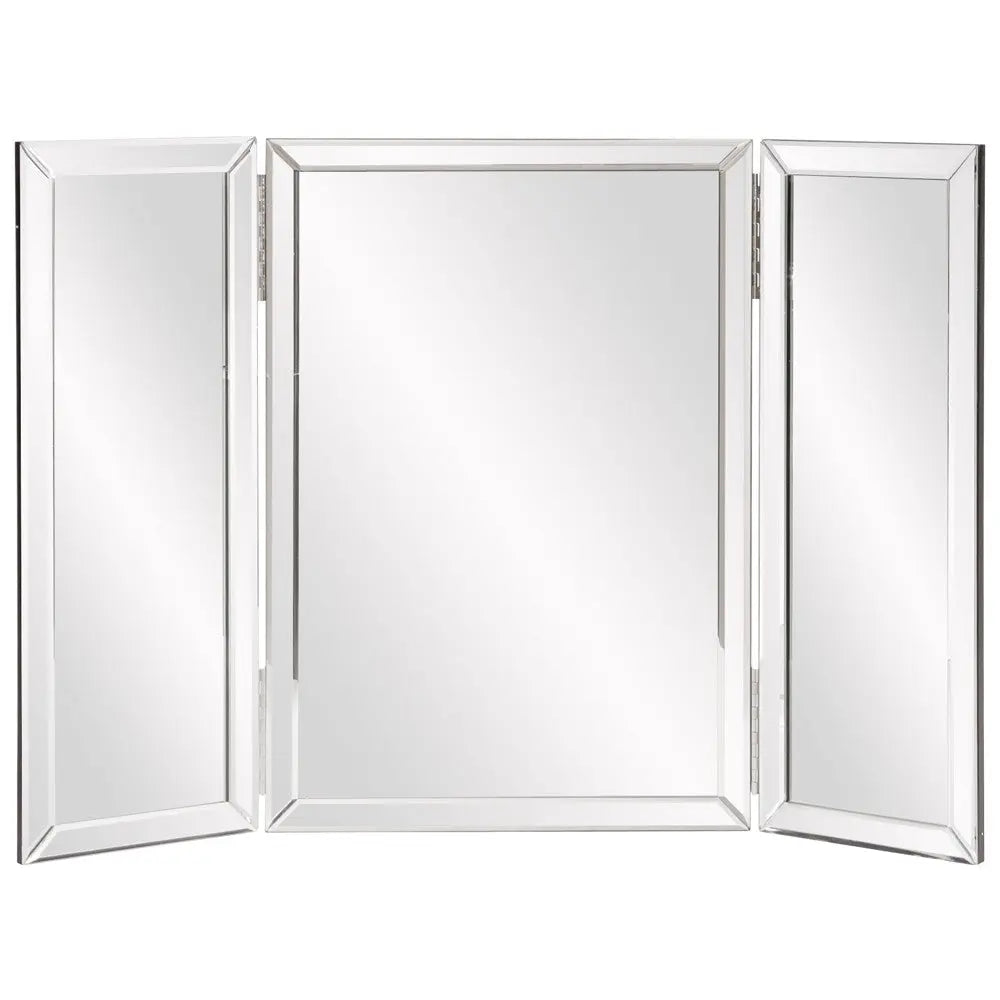 21" Gray Freestanding Framed Makeup Shaving Tabletop Mirror Homeroots Bed & Bath