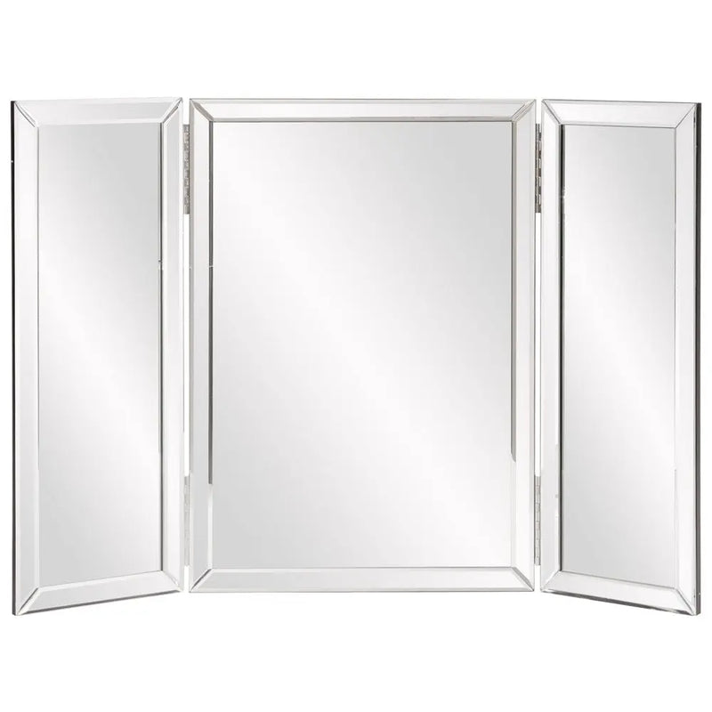 21" Gray Freestanding Framed Makeup Shaving Tabletop Mirror Homeroots Bed & Bath