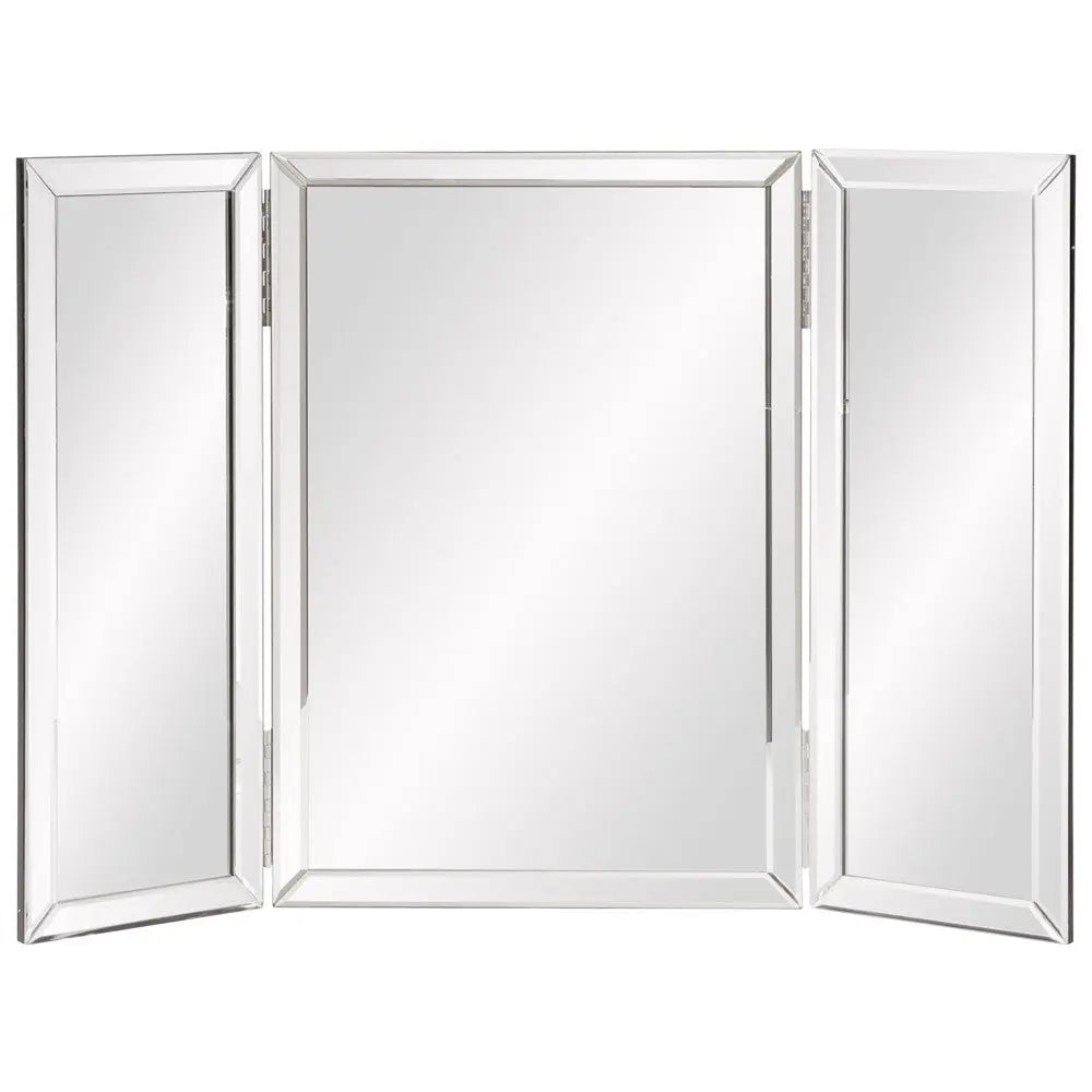 21" Gray Freestanding Framed Makeup Shaving Tabletop Mirror Homeroots Bed & Bath