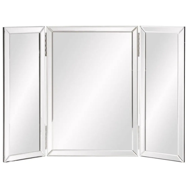 21" Gray Freestanding Framed Makeup Shaving Tabletop Mirror Homeroots Bed & Bath