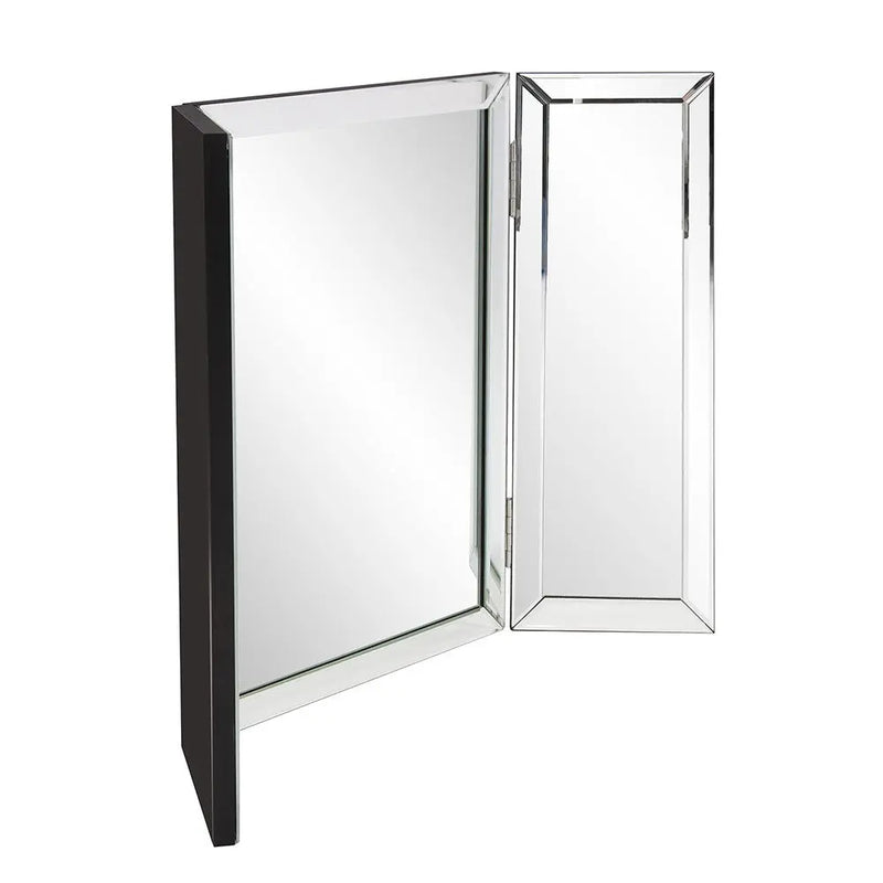 21" Gray Freestanding Framed Makeup Shaving Tabletop Mirror Homeroots Bed & Bath