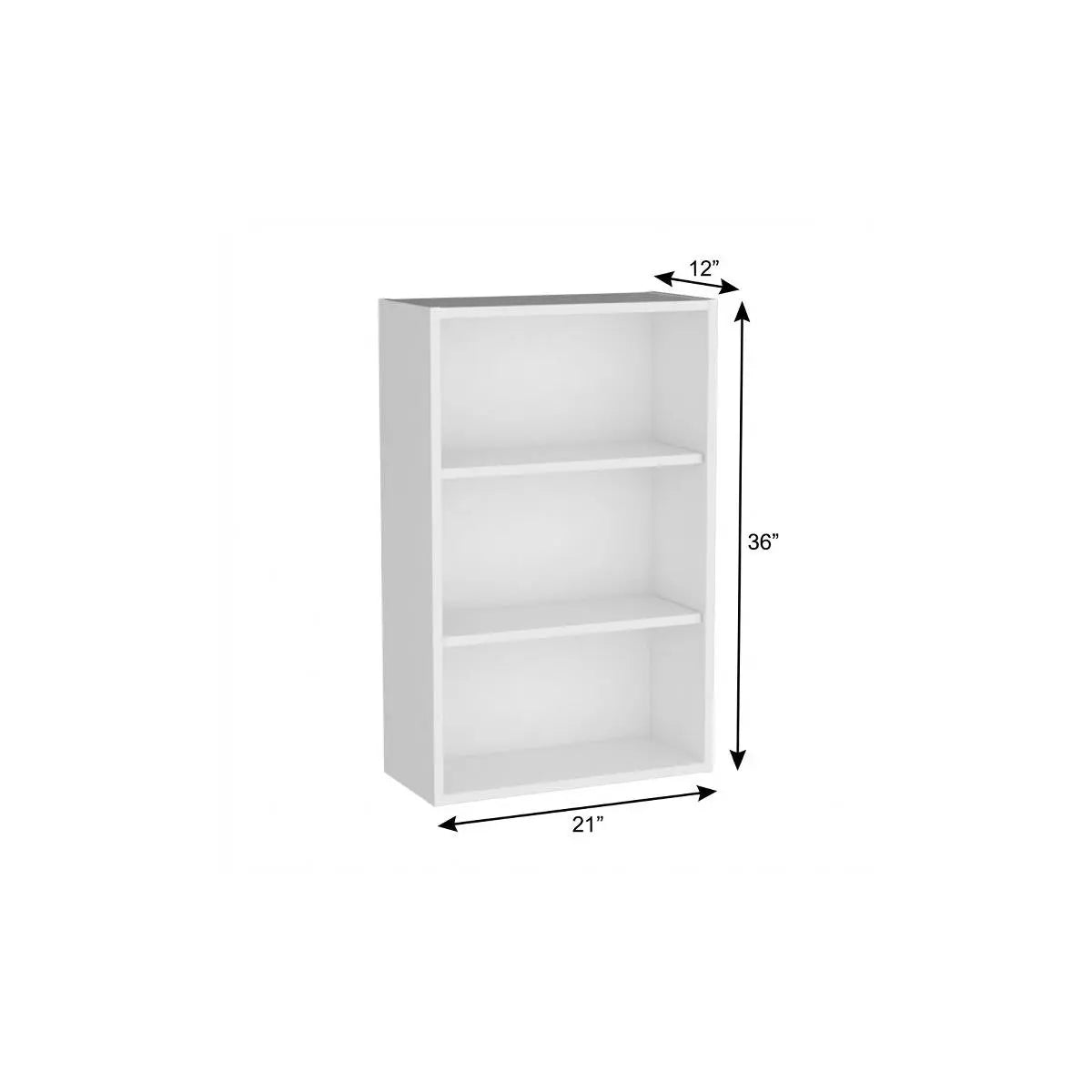 21" White Wood Accent Cabinet Homeroots Kitchen & Dining