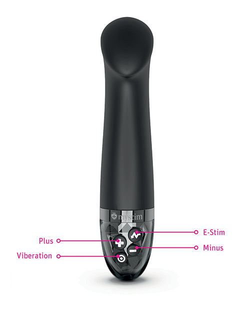 Mystim Right on Ron eStim G Vibrator - Black - GreatEagleInc