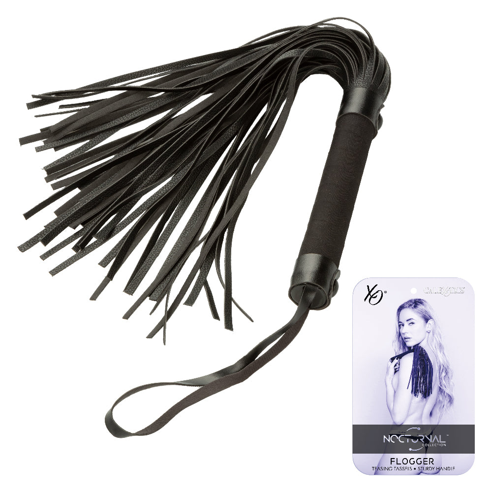 Nocturnal Collection Flogger - Black - GreatEagleInc