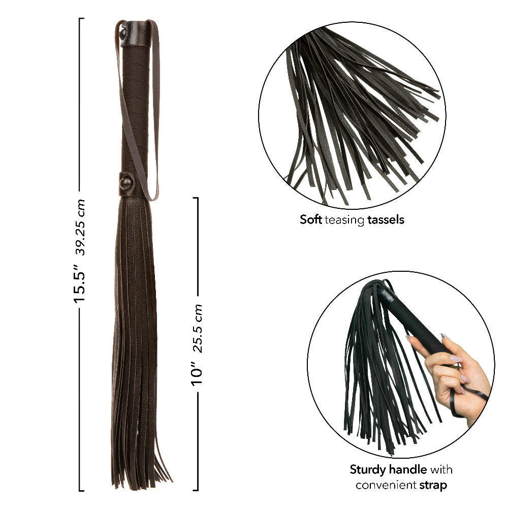 Nocturnal Collection Flogger - Black - GreatEagleInc