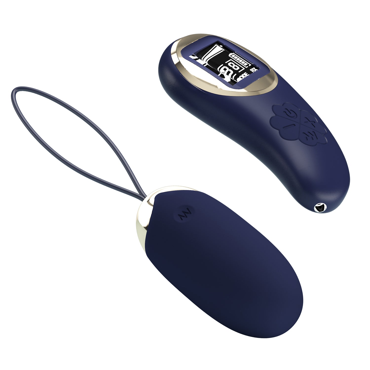 Mina Vibrating Remote Control Egg - Blue - GreatEagleInc
