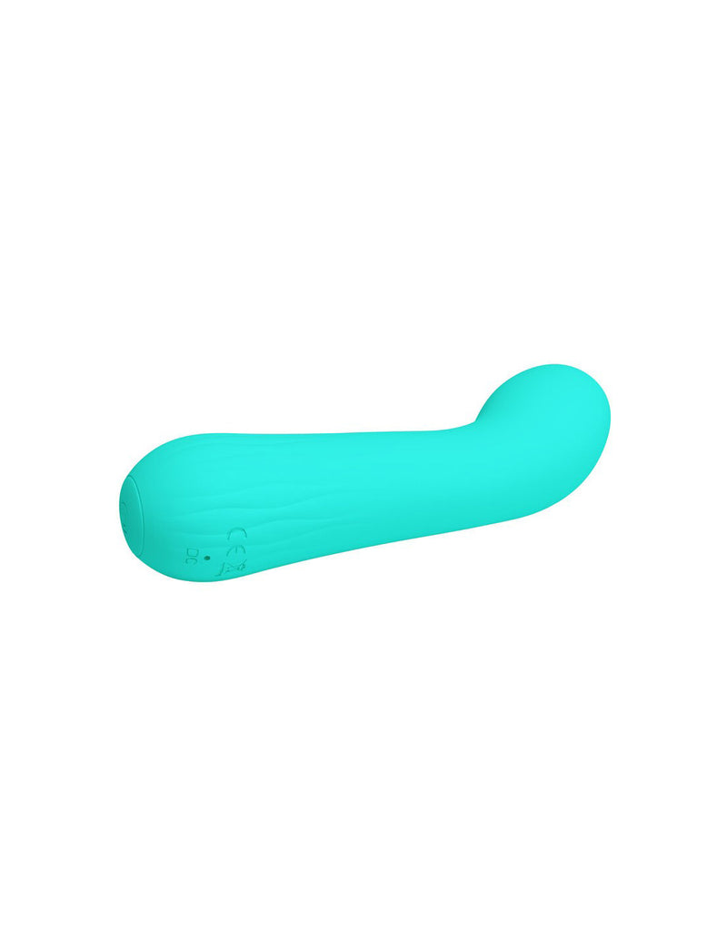 Faun Rechargeable Vibrator - Turquoise - GreatEagleInc