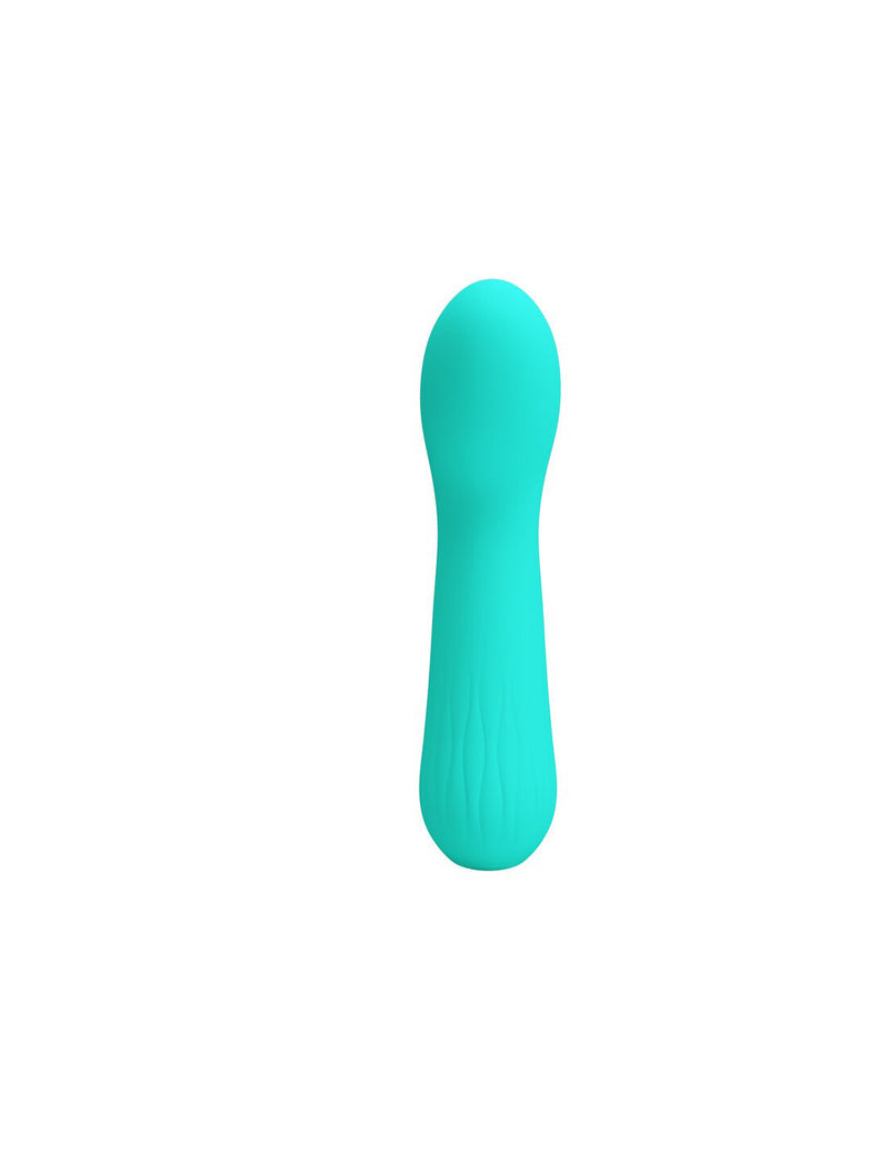 Faun Rechargeable Vibrator - Turquoise - GreatEagleInc