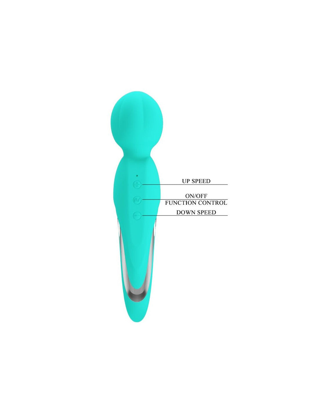 Walter Super Soft Silicone Wand - Seafoam - GreatEagleInc