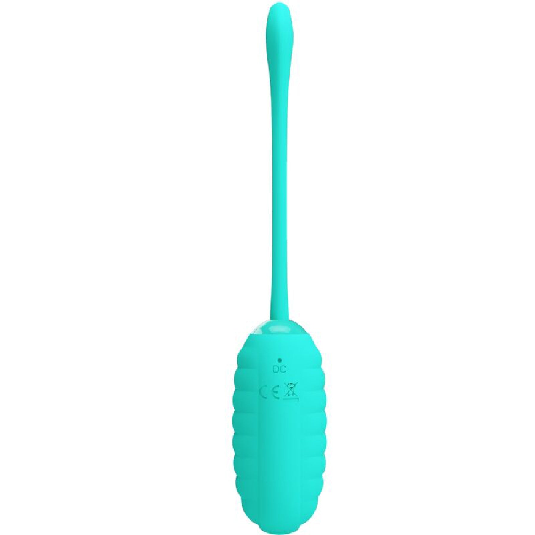 Kirk Rechargeable Vibrating Egg - Turquoise - GreatEagleInc